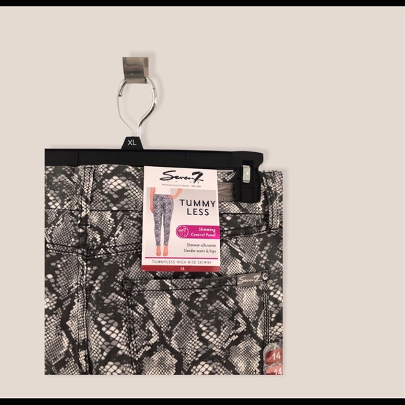 Seven7 Tummyless Slimming Stretch Skinny Jeans - Picture 4 of 5